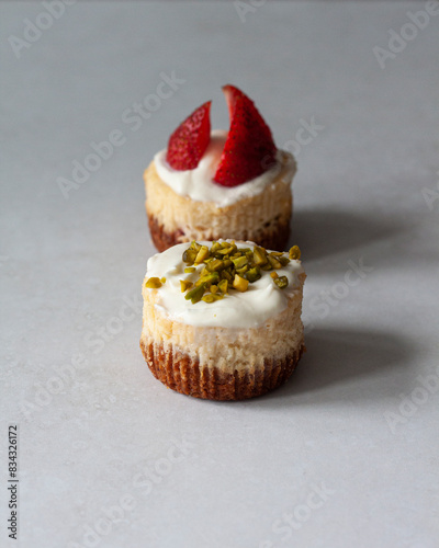 homamade cheesecake cupcakes photo