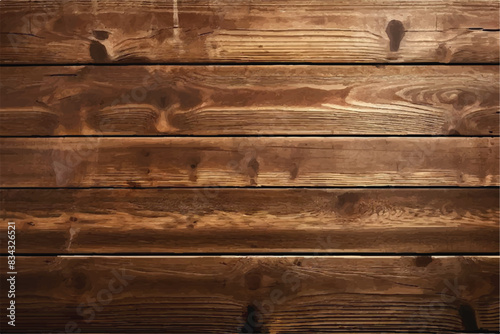 A horizontal wooden planks close-up, natural background and texture. Wood texture. Natural wood use for background, poster, banner, brochure, social media design. old wood texture.