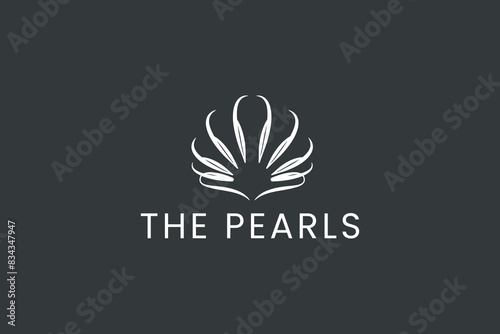 pearl logo vector icon illustration