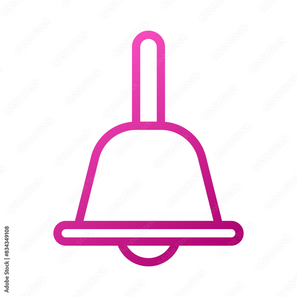Bell Element gradient pink easter illustration