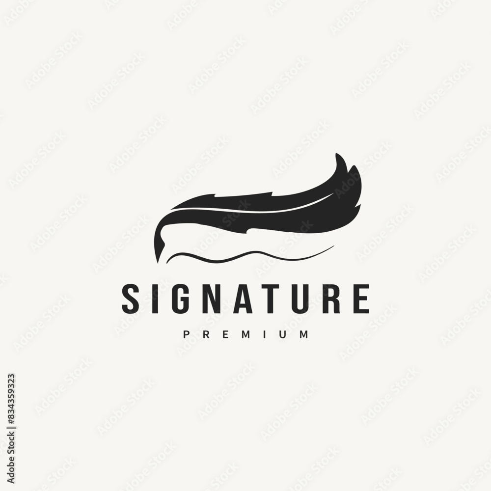 feather pen illustration for signature logo design 2 feather pen illustration for signature logo design 2
