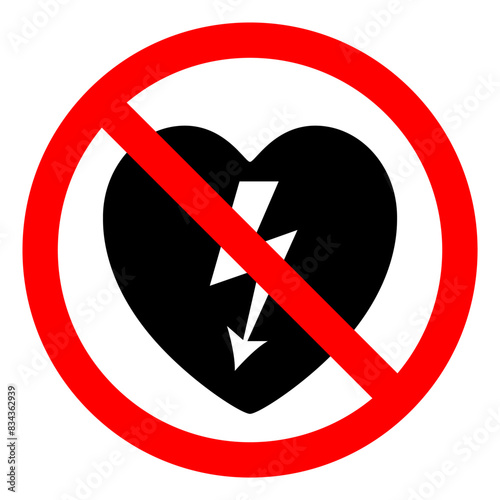 AED Automated External Defibrillator Symbol Sign, Vector Illustration, Isolate On White Background Label .EPS10