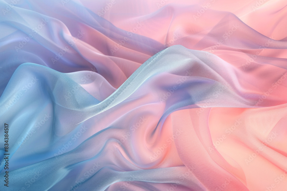 Obraz premium Soft, gradient mesh backgrounds in modern colors like soft pinks and blues.