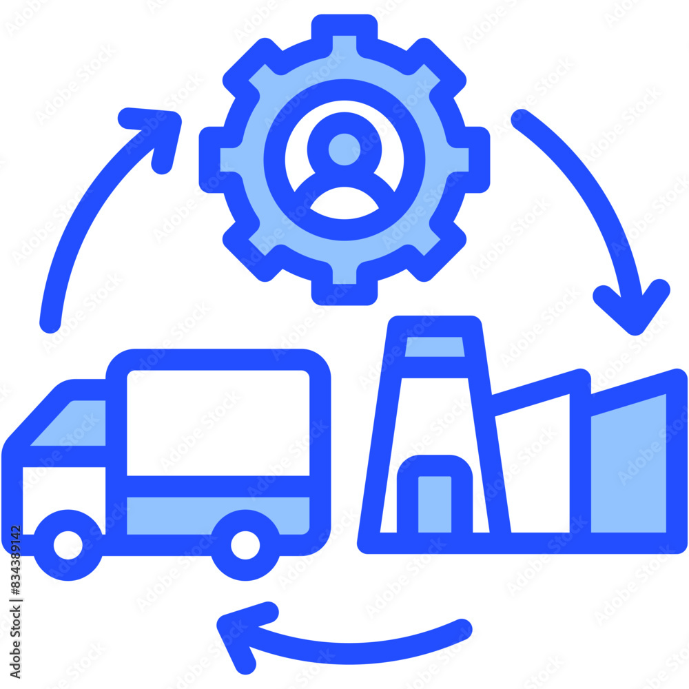 Supply Chain Icon Supply Chain Icon