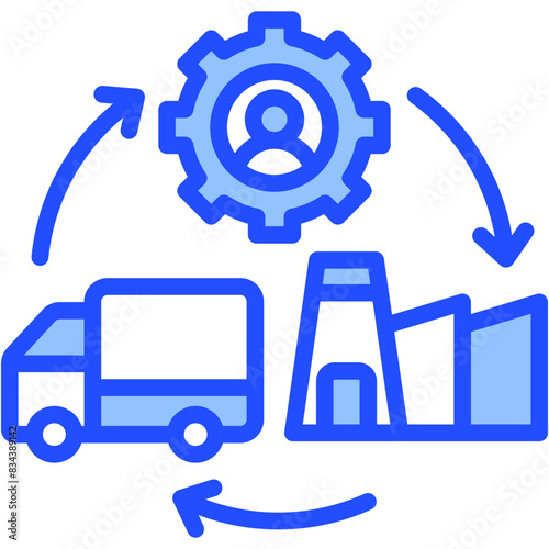 Supply Chain Icon