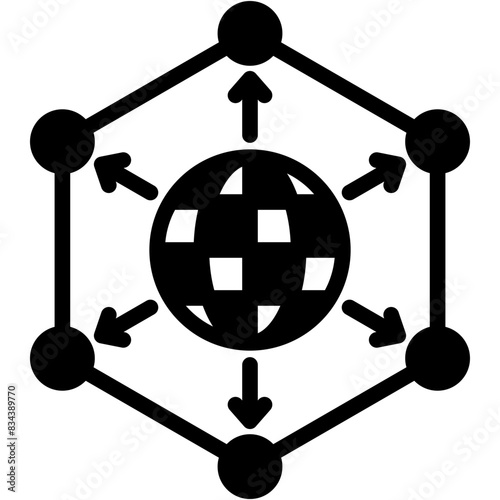 Distribution Network Icon