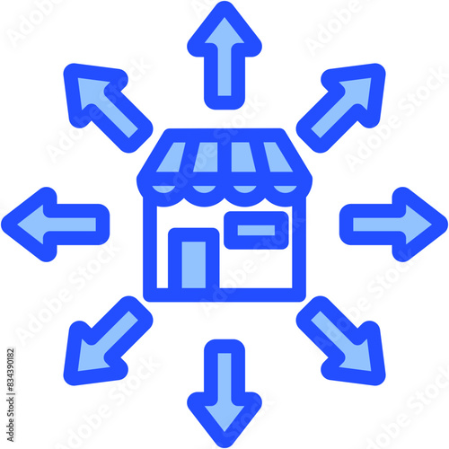 Retail Expansion Icon