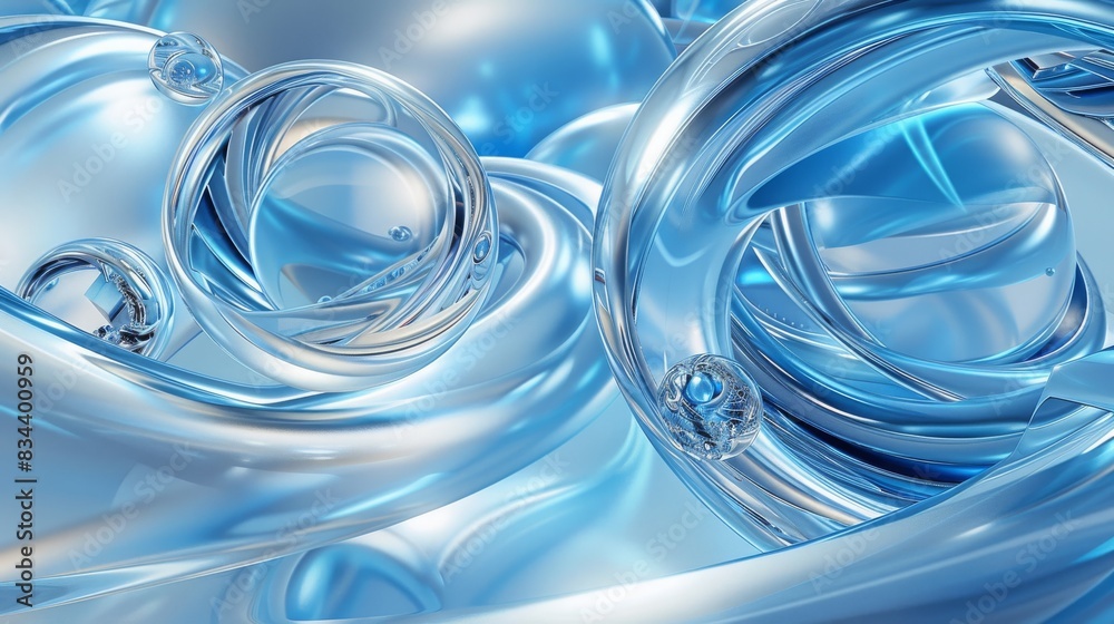 abstract futuristic freeform glass background abstract futuristic freeform glass background