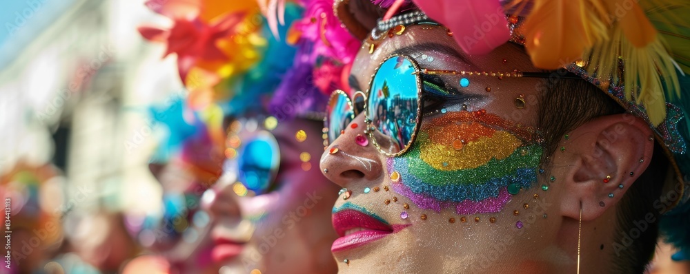 This pride parade Attendees will see intricate costumes and makeup. Express your creativity and pride. This pride parade Attendees will see intricate costumes and makeup. Express your creativity and pride.