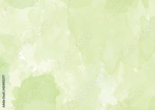 緑色の水彩絵の具で描いた背景