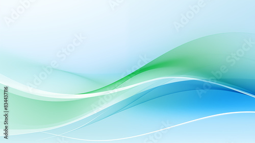 a colorful abstract image of a green, blue, and white abstract background.