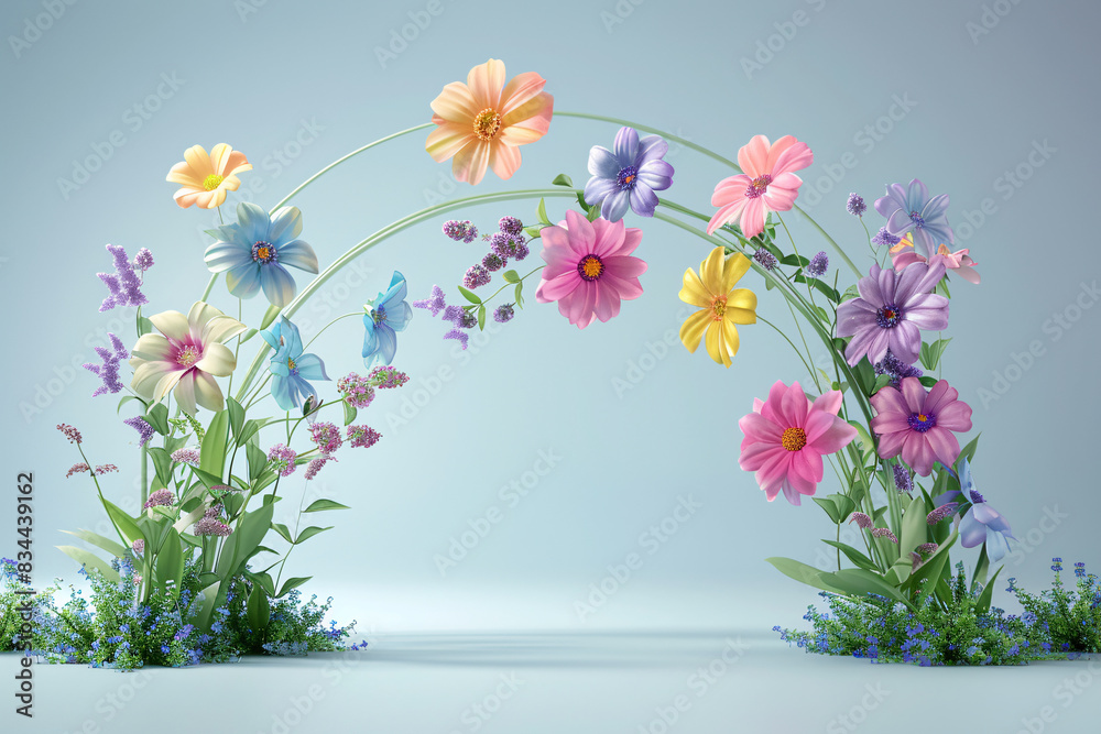 A colorful bouquet of flowers