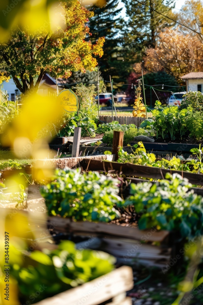 Obraz premium Professional Photography of a composting program in the office kitchen, diverting food waste from landfills and, Generative AI