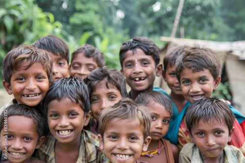 Group of children from Kolkata, West Bengal, India
