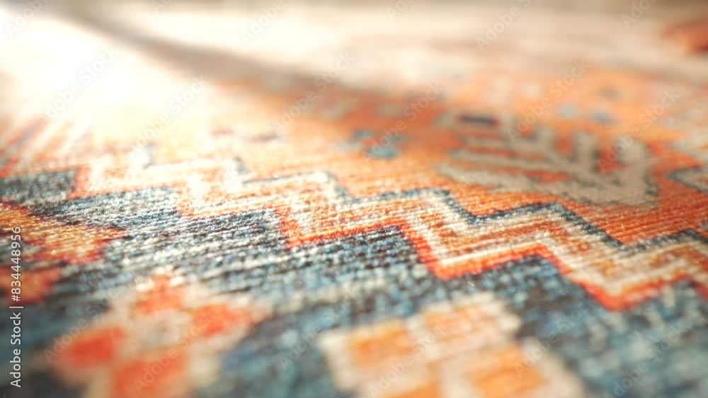 carpet texture background on wooden floor with copy space carpet texture background on wooden floor with copy space