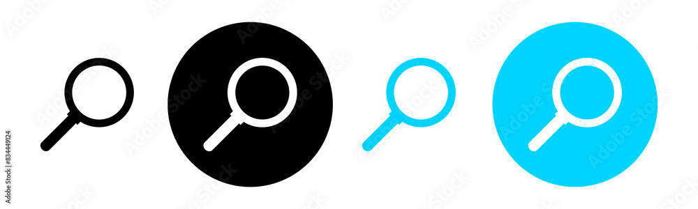 search icon button - magnifying glass loupe sign symbol, magnifier icon search icon button - magnifying glass loupe sign symbol, magnifier icon