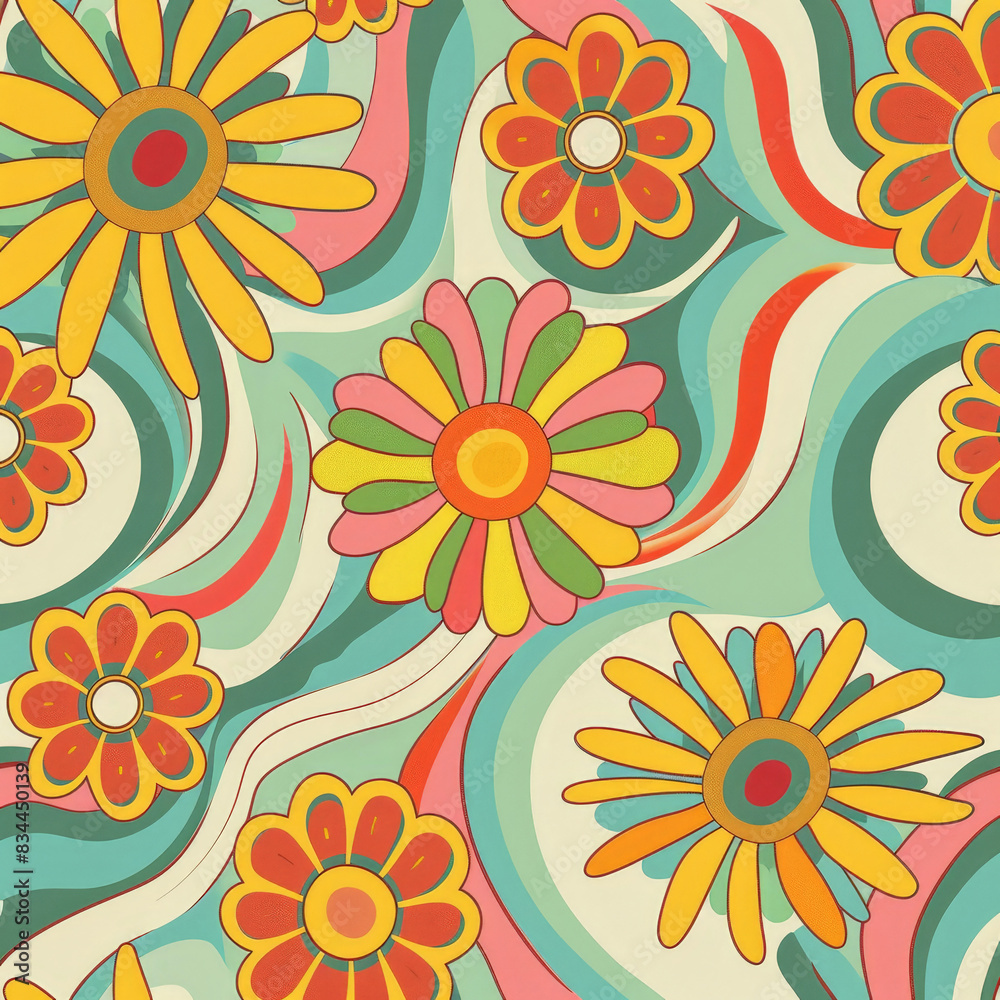 seamless geometric patterns background. summer vacation concept . generative AI seamless geometric patterns background. summer vacation concept . generative AI