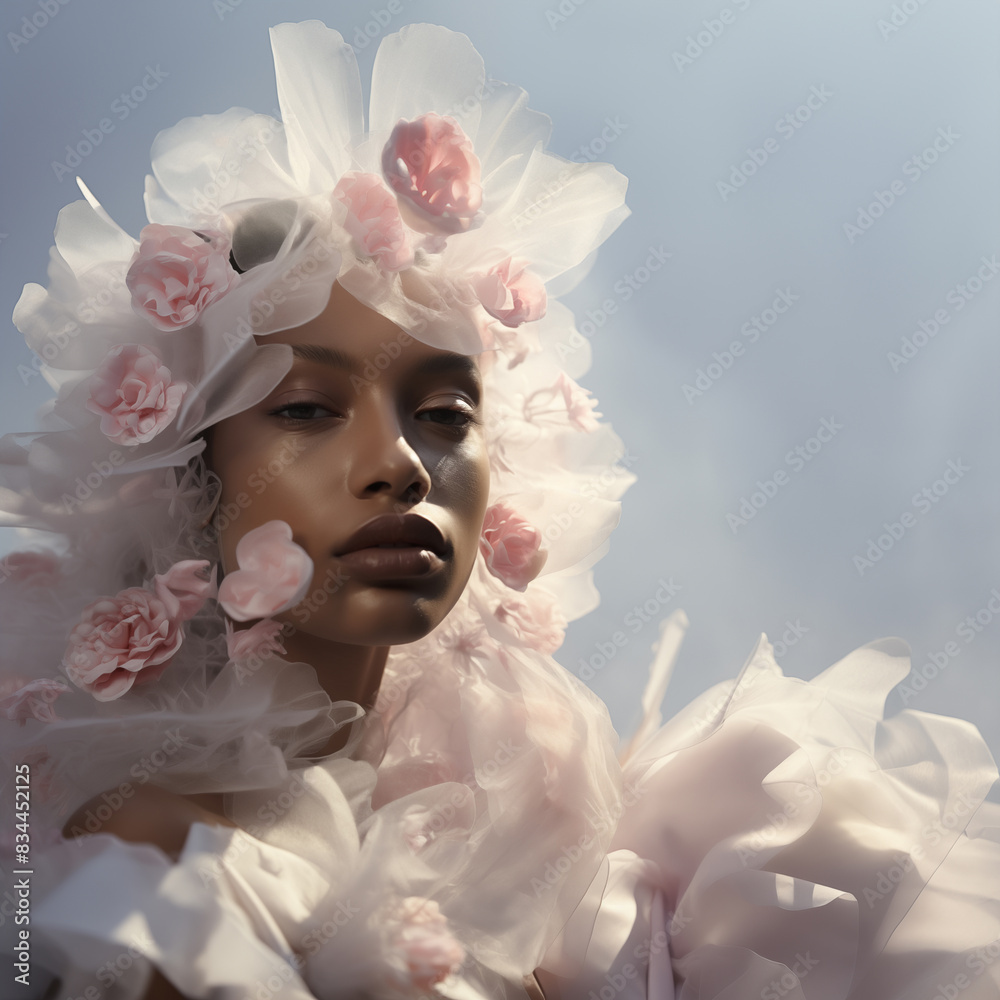 Sophisticated portrait of a stylish african american woman Sophisticated portrait of a stylish african american woman