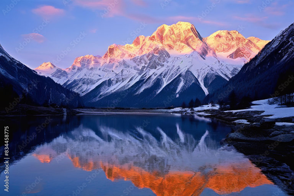 Fototapeta premium lake in the mountains