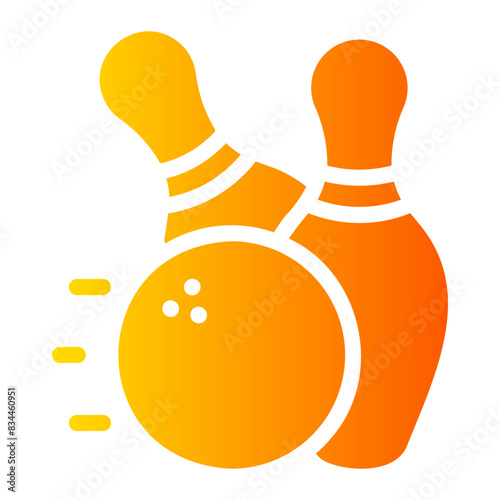 bowling Gradient icon