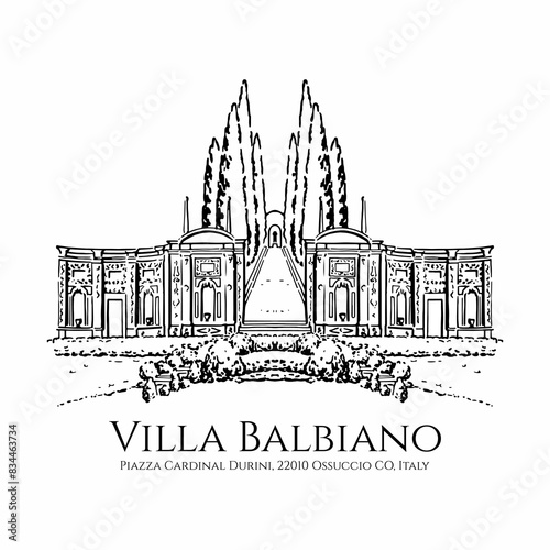 Villa Balbiano This luxury villa is available for exclusive private rentals and wedding