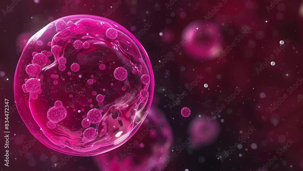 Tumor microenvironment concept with cancer cells, T-Cells ...