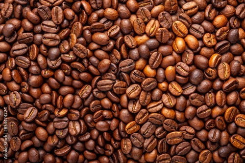 dark brown coffee beans with pleasant scent