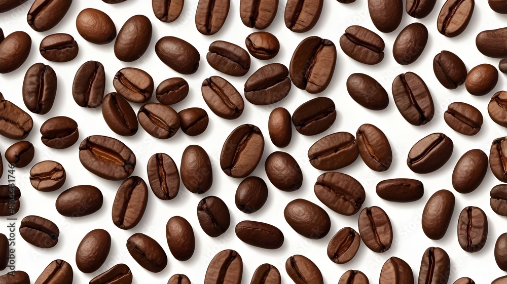 coffee beans isolated on white background coffee beans isolated on white background