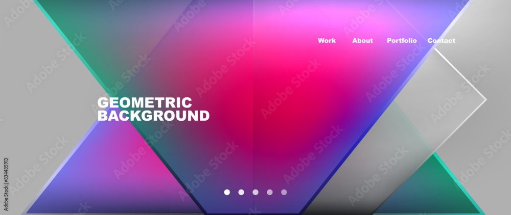 Gradient triangle geometric minimal wallpaper Gradient triangle geometric minimal wallpaper