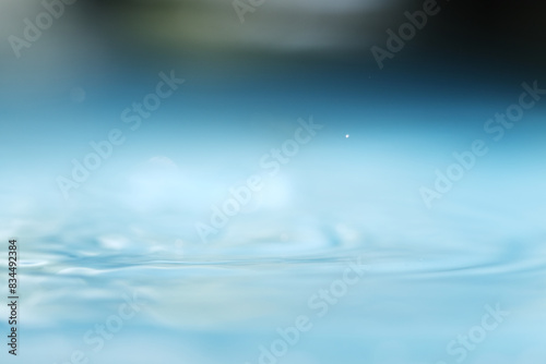 Macro shot of water drop as background