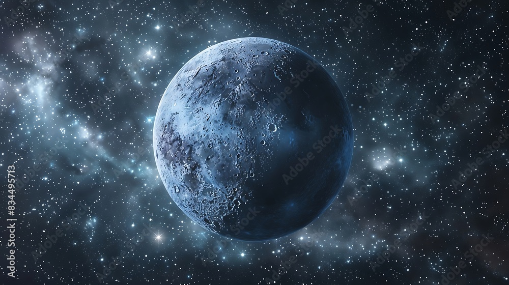 Fototapeta premium Moon in the night sky