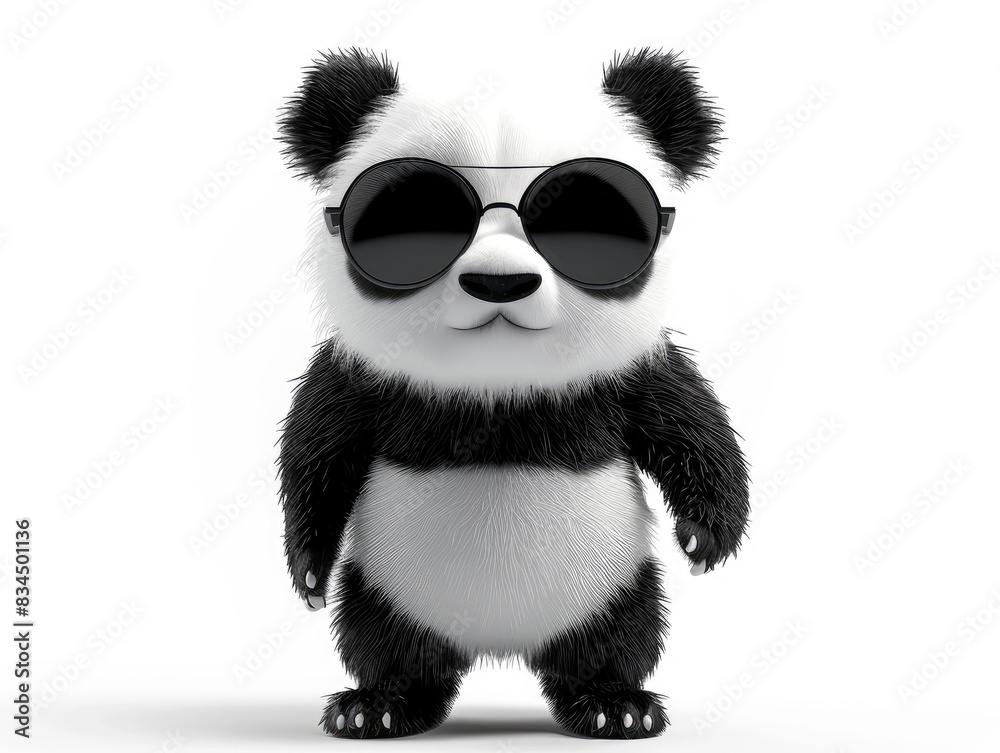 panda with sunglasses panda with sunglasses