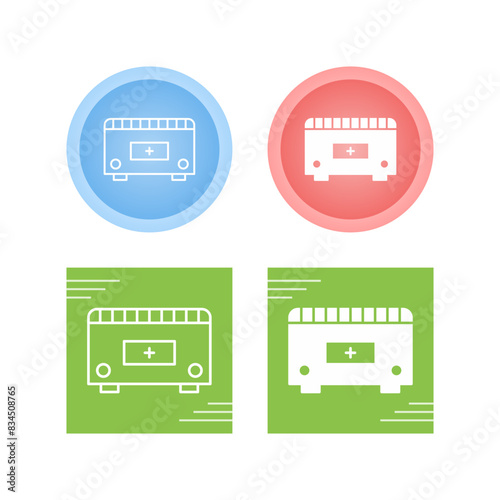 Convection Heater Vector Icon