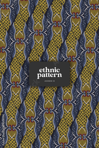Javanese Ethnic illustration for background