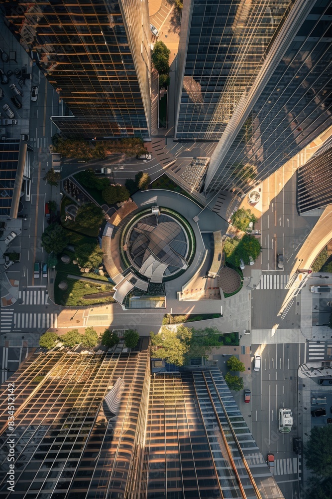 Obraz premium Exterior High Rise Building