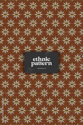 Javanese Ethnic illustration for background