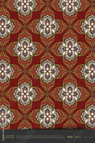Javanese Ethnic illustration for background