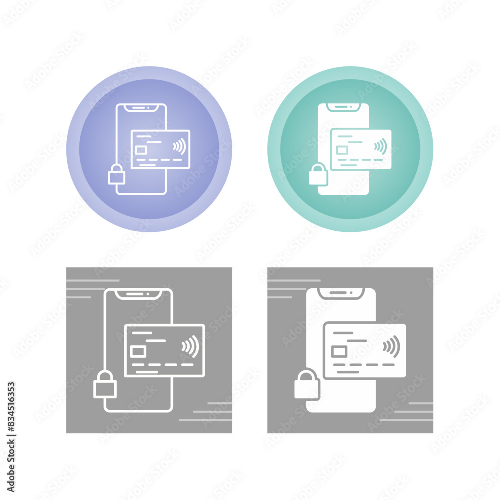 Secure Transactions Vector Icon Secure Transactions Vector Icon