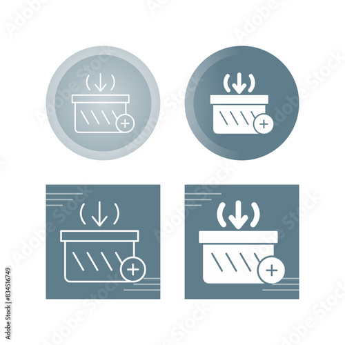 Add to Basket Vector Icon