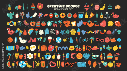 Creative Doodle Mega Sticker Set