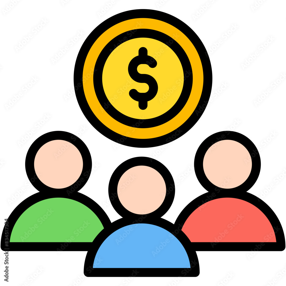 Sales Team Icon Sales Team Icon