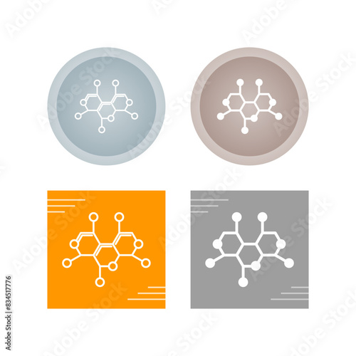 Molecule Structure Vector Icon