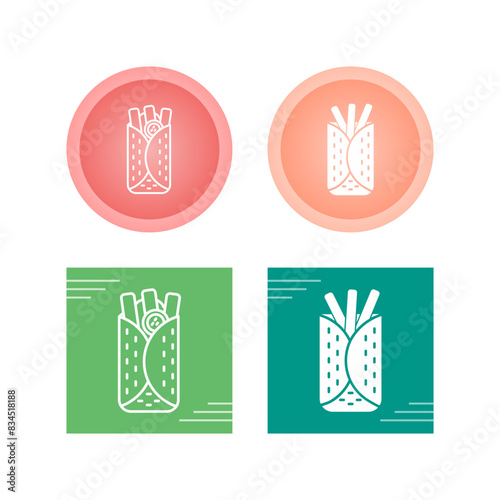 Fajita Vector Icon