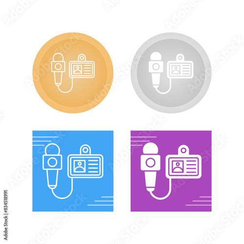 Journalist Vector Icon