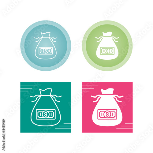 Money Bag Vector Icon