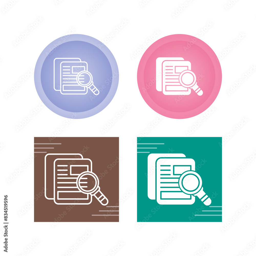 Research Vector Icon Research Vector Icon