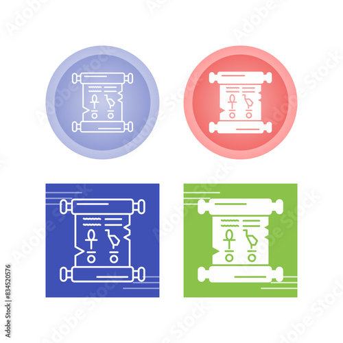 Papyrus Vector Icon