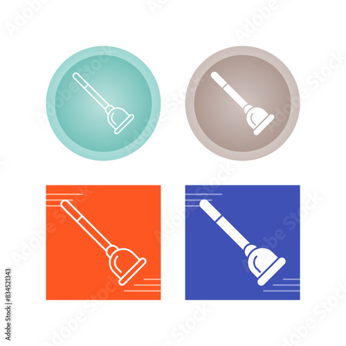 Plunger Vector Icon