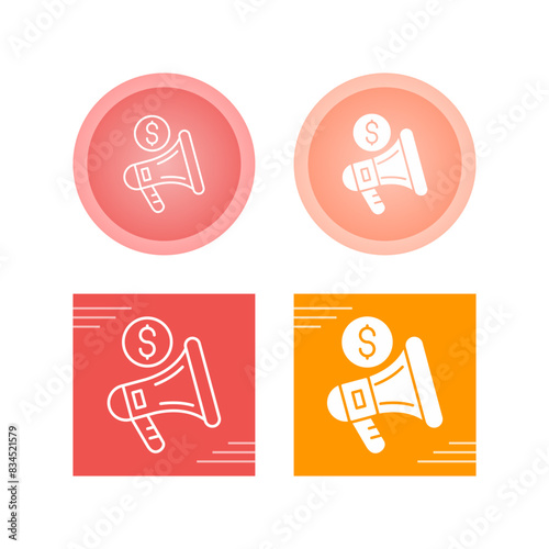 Sponsorship Vector Icon