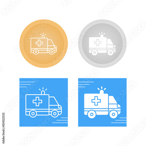 Ambulance Vector Icon